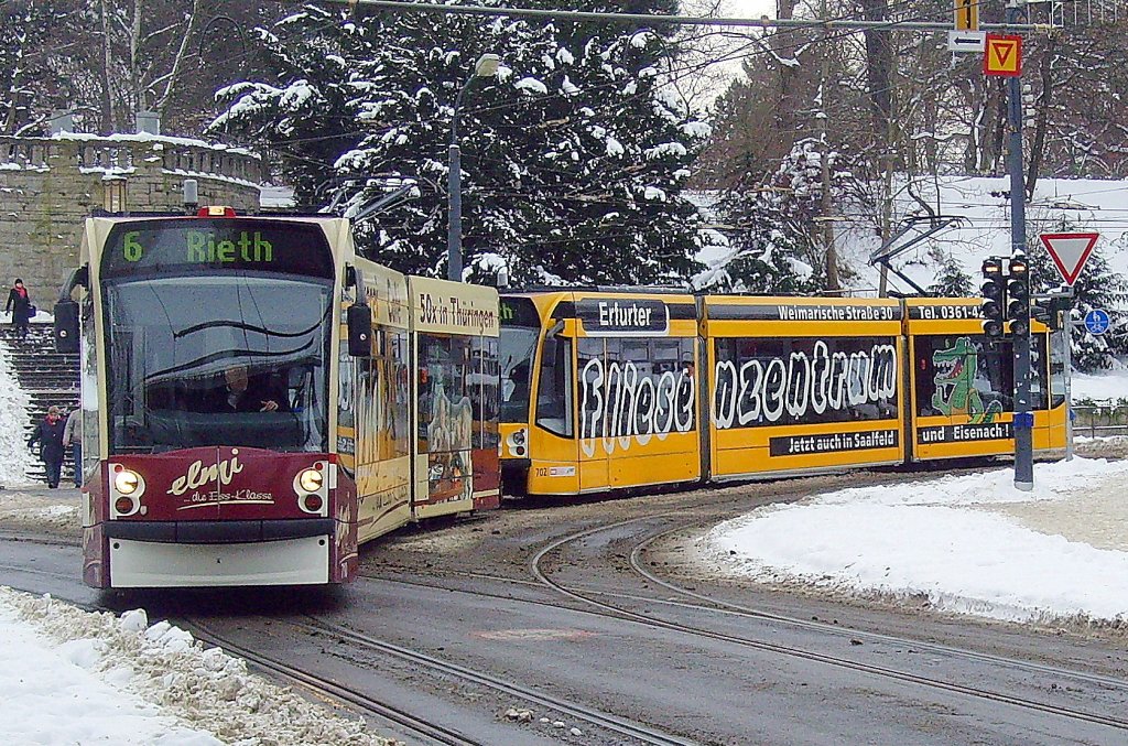 Selten: Zwei kleine Combinos am Stadtparkkopf - Dezember 2010