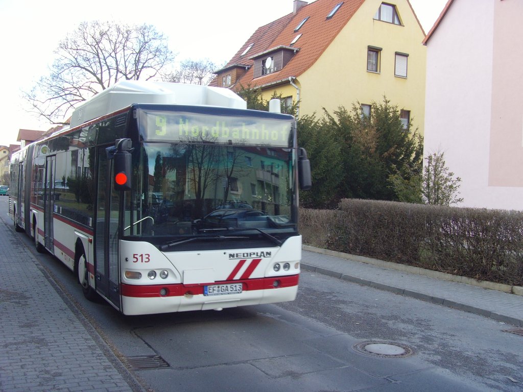 Stadtbus in Daberstedt, Erfurt 2010