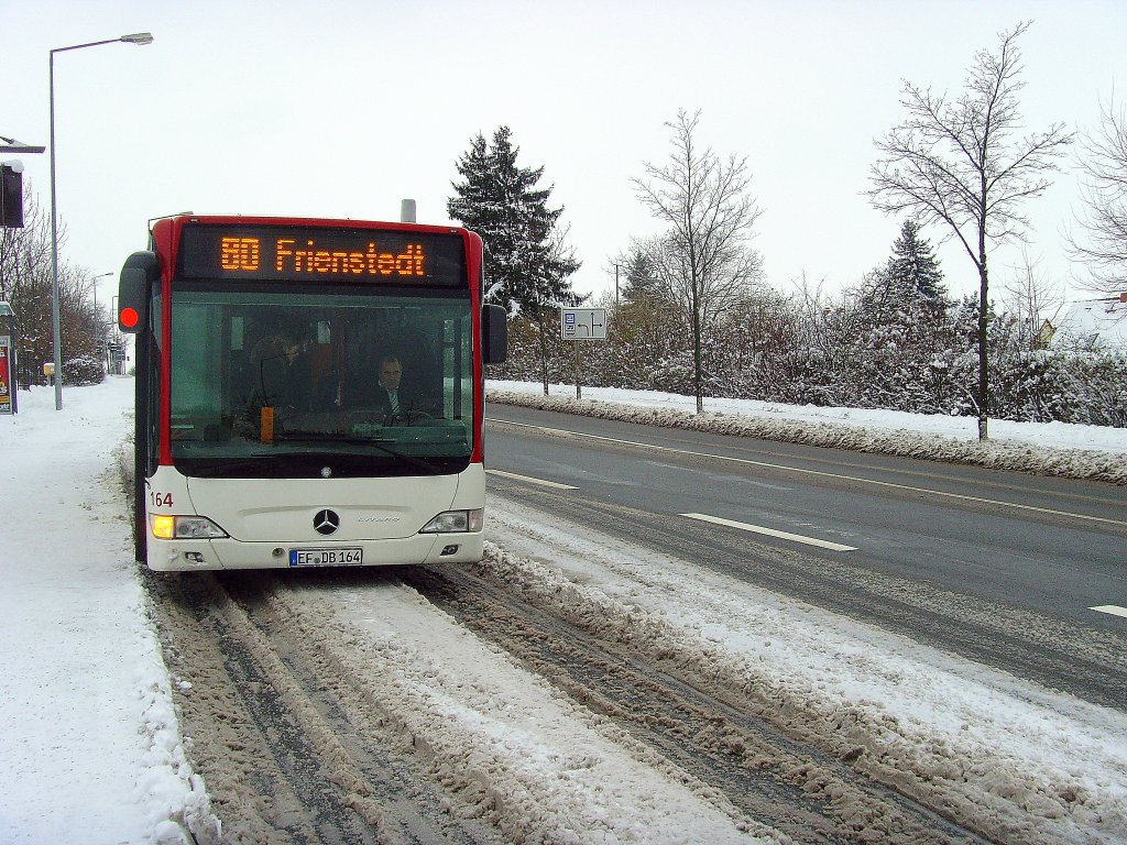 Stadtbuslinie 80 nach Frienstedt, Hst. Parkplatz Messe
