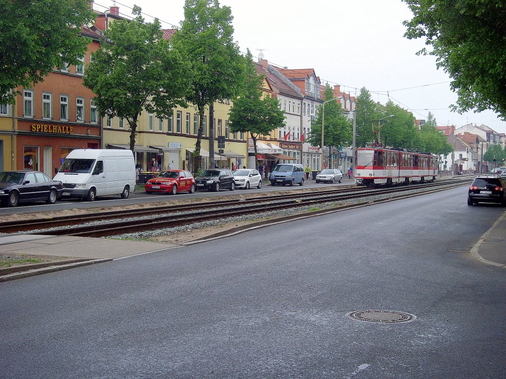 Tatra-Zug in der Magdeburger Allee