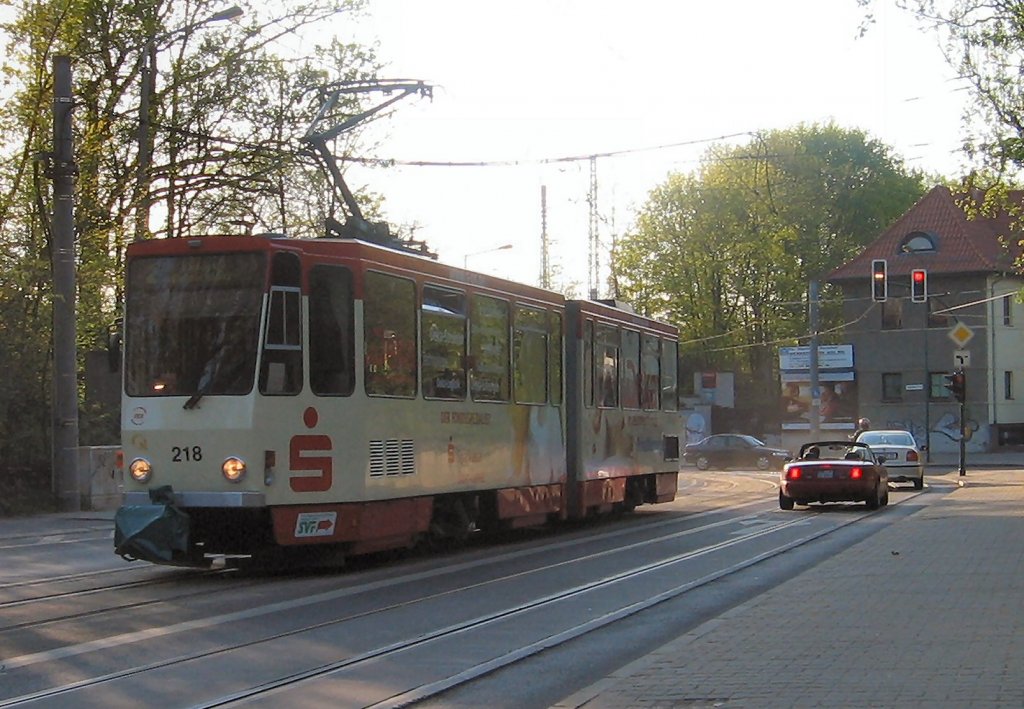 Tw 218 der Frankfurter Strassenbahn, 2.5.2006
