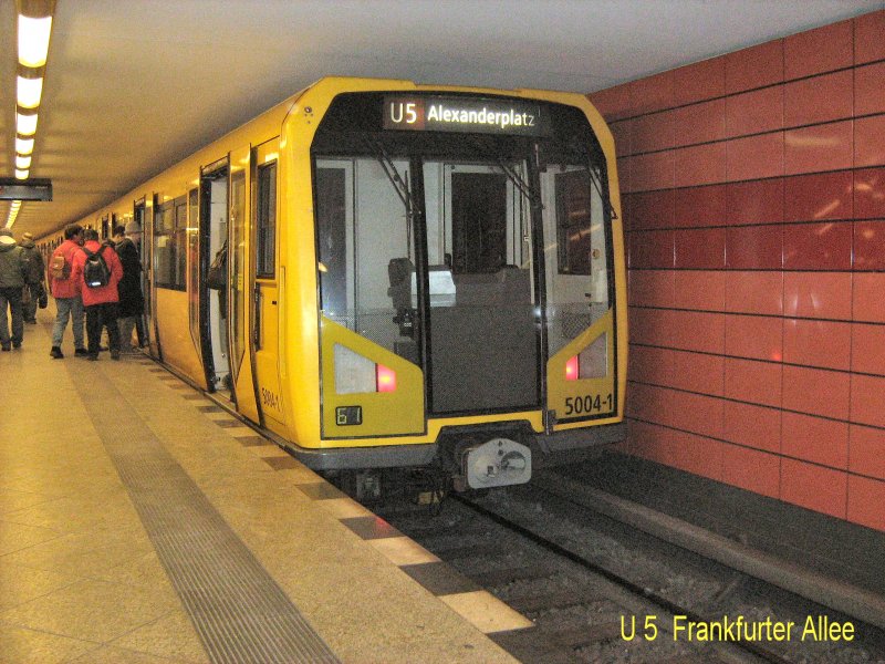 H-Zug auf der U 5,  2009