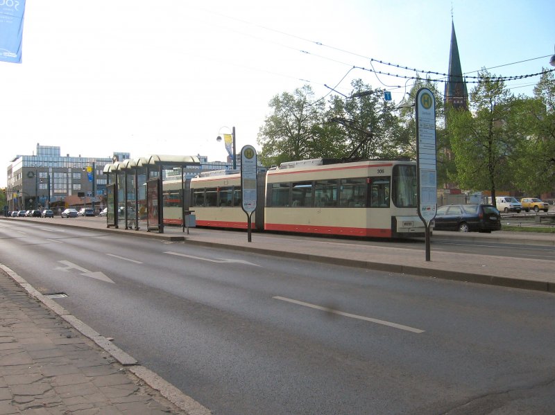 Niederflurbahn in Frankfurt/Oder, 2006