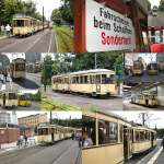 Historische Strassenbahn bei Sonderfahrten in Berlin