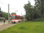 Tatrazug der Linie 3 in Sandow - 6.6.2009