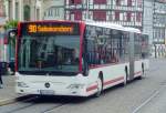 Gelenkbus der Linie 90, Erfurt 2010