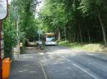 Bus nach Hochheim beim Waldhaus im Steigerwald