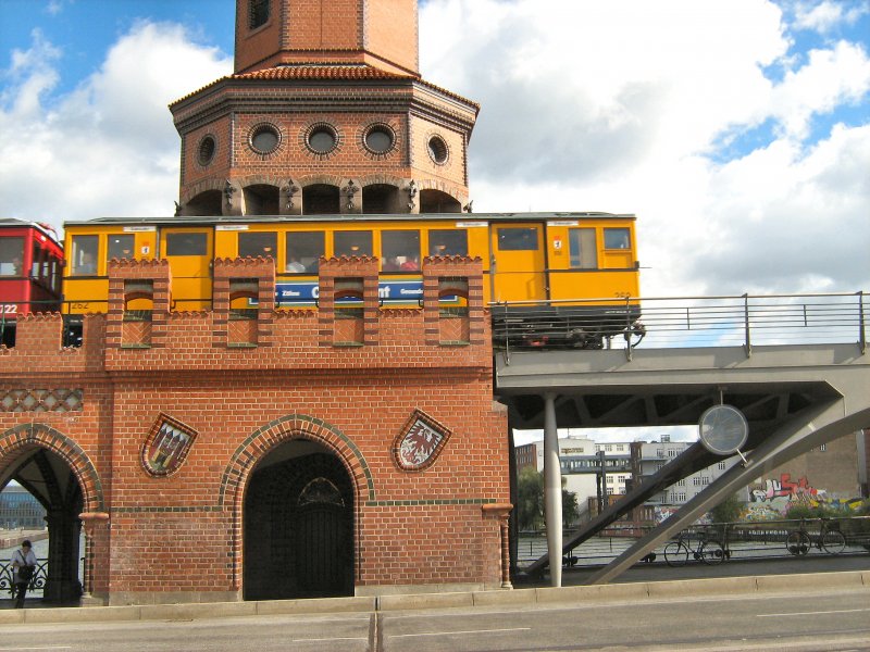 U-Bahn auf der Oberbaumbrcke, 2007